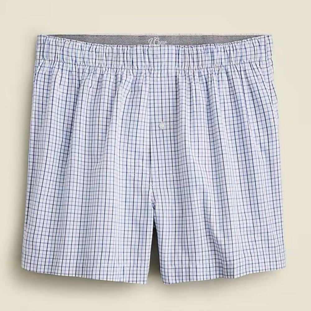 J.Crew Men's Printed Boxers Window Space Blue Size Small NWT